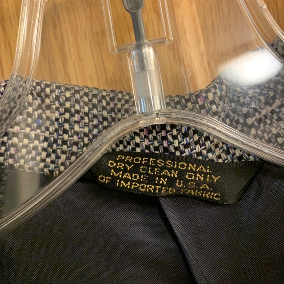 Vintage Corbin Gray Tweed Wool Blazer Men’s 40R Sport Jacket Coat Two Button - Picture 4 of 8